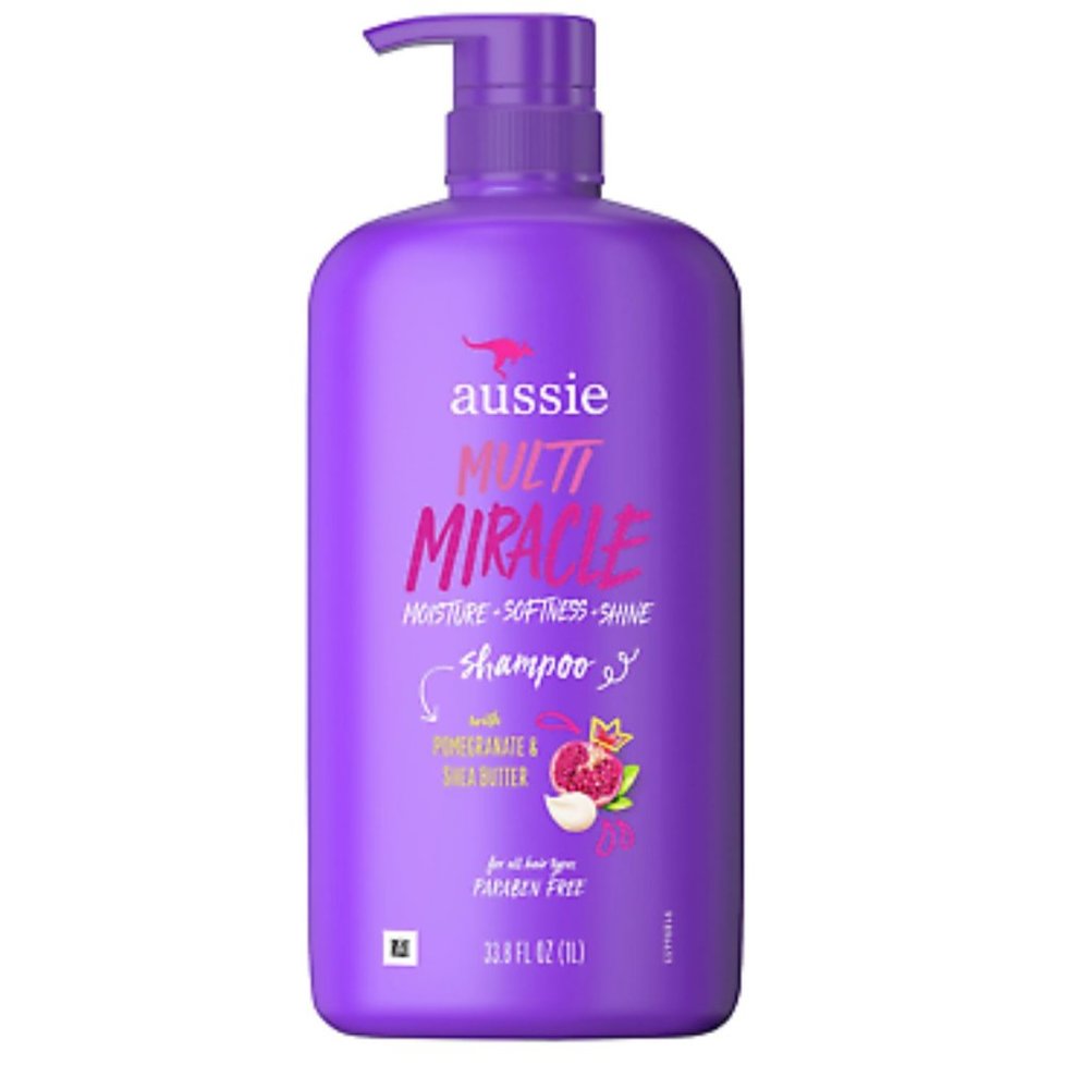 Aussie Multi Miracle Shampoo with Pomegranate & Shea Butter (33.8 fl. oz.)